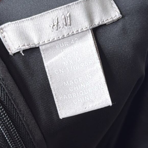 H&M Black Wide Leg Belted Jumpsuit - Picture 7 of 7